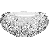 Barski Bowl - Hand Cut Crystal - Glass - 4.6" Diameter - for - Candies - Nuts - Chocolate - Small - Made in Europe
