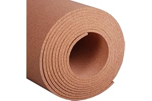 Manton Cork Roll, 100% Natural, 4' x 20' x 3/8 inch, Premium Facing Grade Material