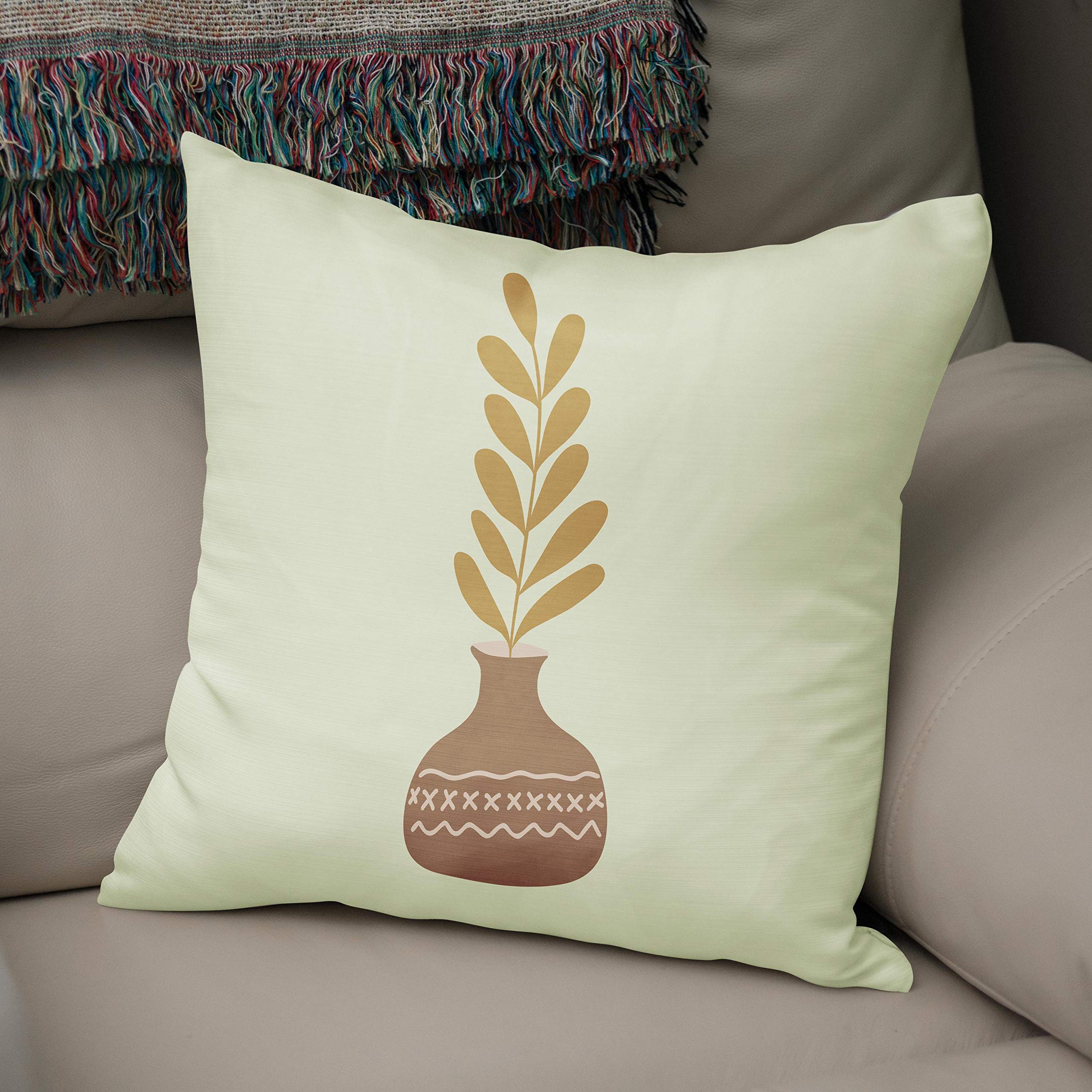 Bonamaison, Decorative Cushion Cover - 50% Cotton 50% Polyester - 43x43cm - Designed and Manufactured in Turkey