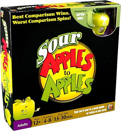 Amazon Com Apples To Apples Sour Edition Toys Games