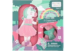 Stephen Joseph, Magnetic Dress Up Doll Unicorn and Princess