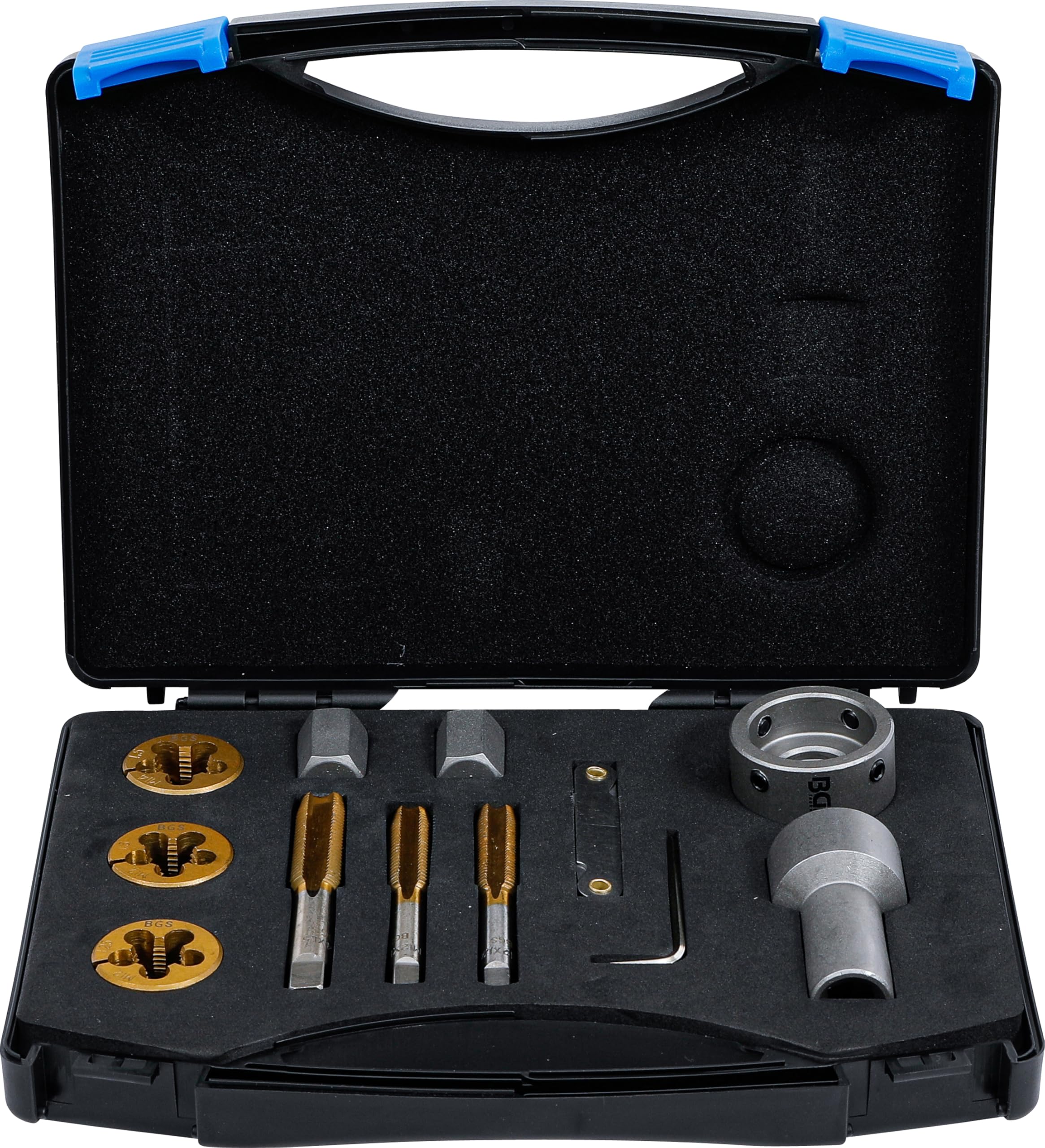 BGS 1988 | Tap and Die Set for Wheel Studs and Nuts | 12 pcs.