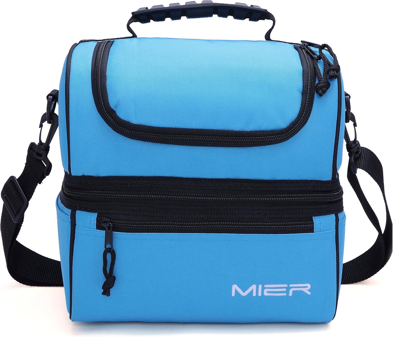 mier double decker insulated lunch box
