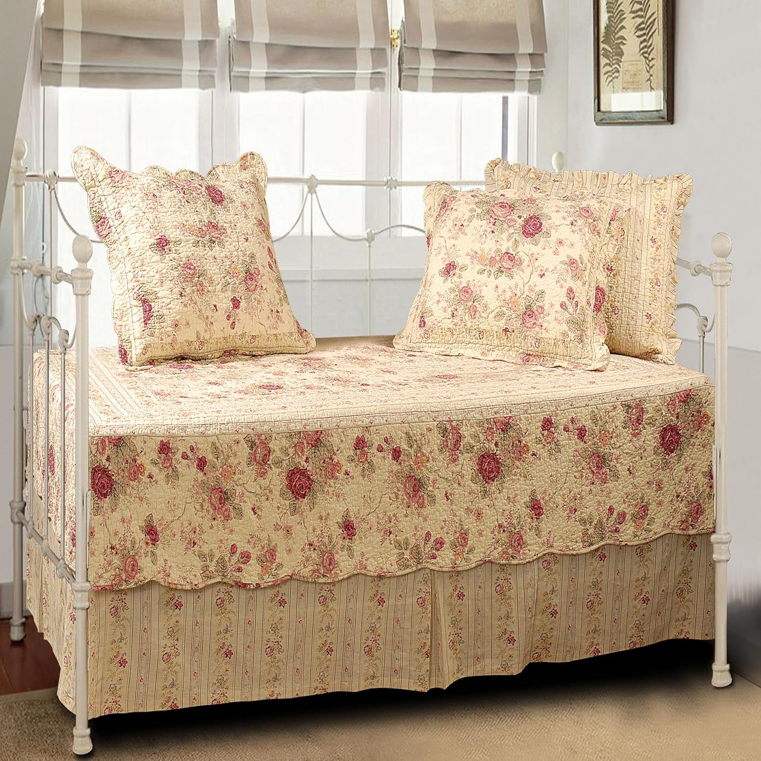 Shop Amazon.com | Daybed Sets Shop Amazon.com | Daybed Sets - Greenland Home Antique Rose Quilted Daybed Set