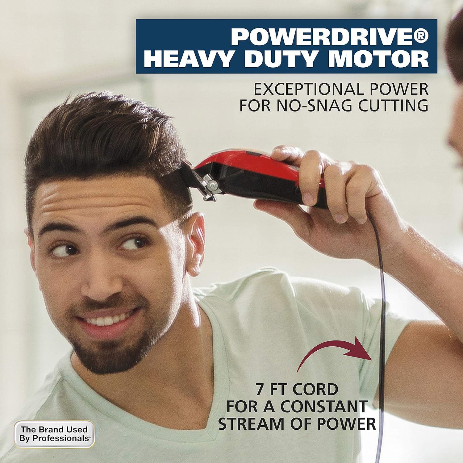 Wahl Clipper Clip 'n Trim 2 In 1 Hair Cutting Clipper/Trimmer Kit with Self Sharpening Blades #79900-1501: Beauty