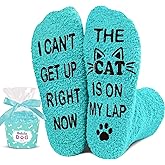 Bebila Valentines Day Gifts for Her Women Funny Socks for Cat Dad Mom Birthday Mothers Day Gifts for Men Women Cat Lovers