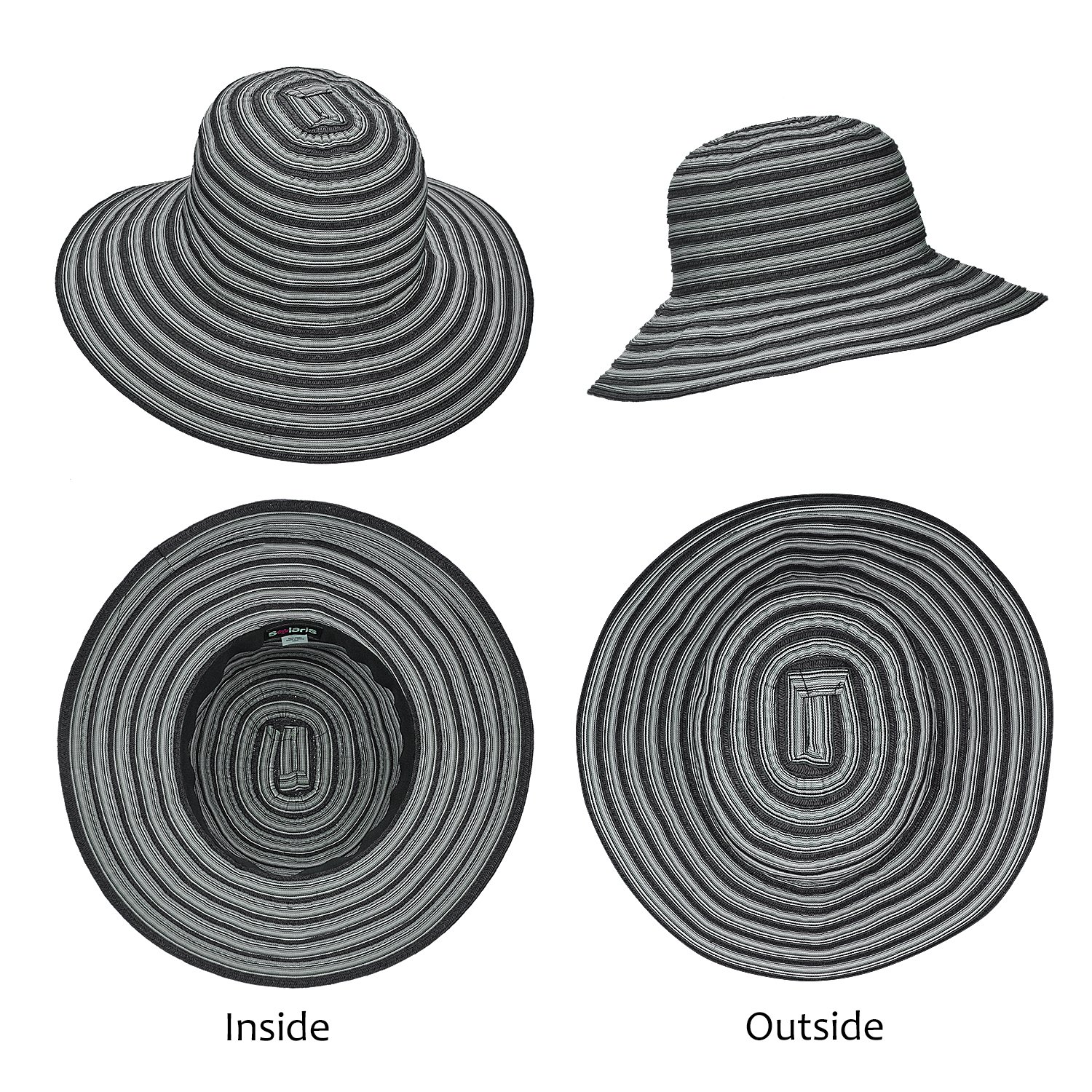 Women Summer Sun Beach Straw Hat Floppy Foldable Wide Brim Gardening Hiking Hat