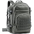 XMILPAX Large Tactical Backpack Bag with Stowable Shoulder Straps for Hiking, Camping, Traveling, Bug-Out 58L
