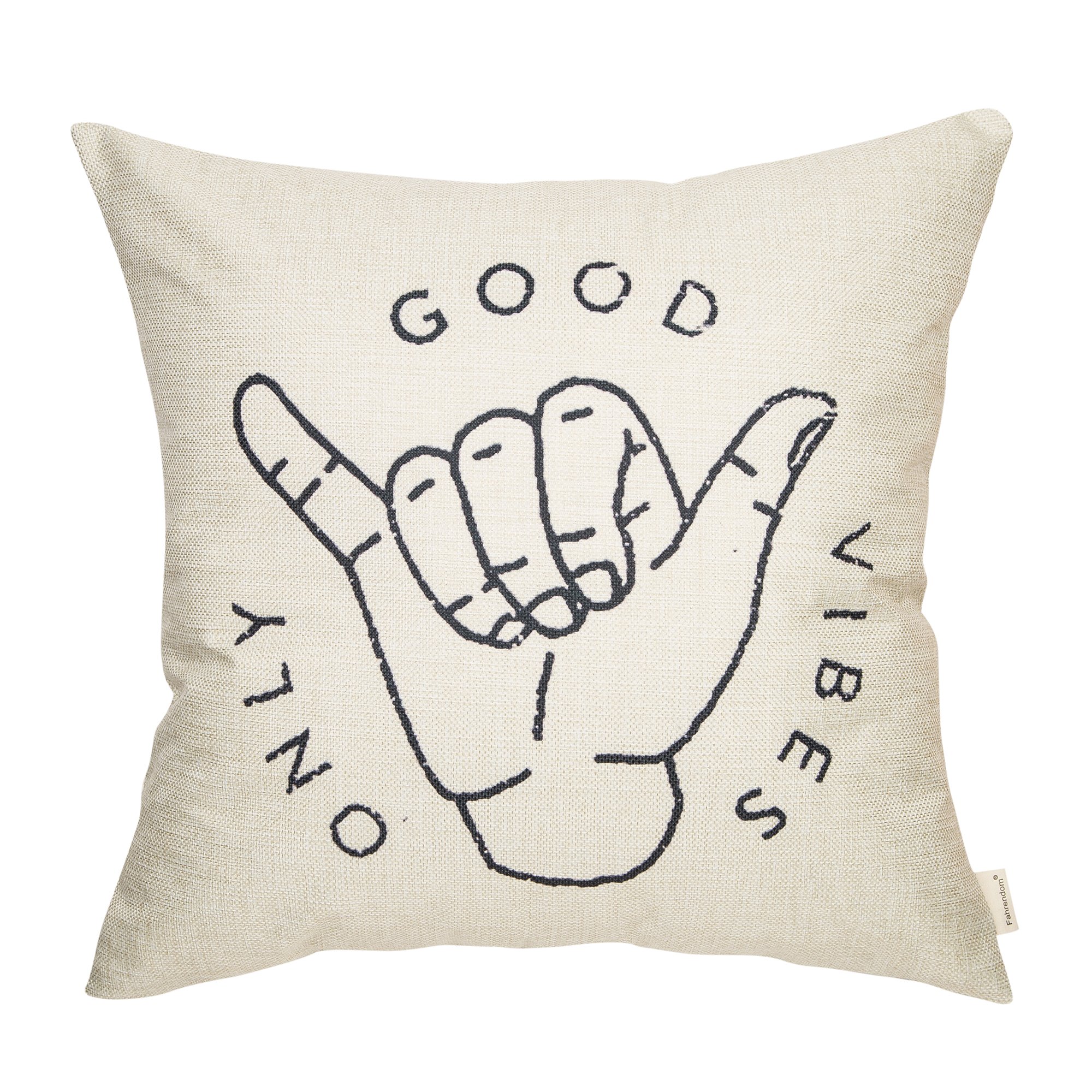 good vibes pillow case