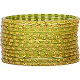 JD'Z Indian Jewelry Bangles Bollywood Bangle set bracelets for women Bridal Ethnic Dailywear Glass Bangles Set For Women Traditional