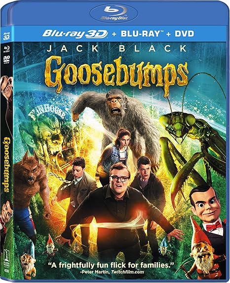 Amazon Com Goosebumps 3d Blu Ray Blu Ray Dvd Jack Black Dylan Minnette Odeya Rush Amy Ryan Ryan Lee Jillian Bell Halston Sage Ken Marino Timothy Simons Amanda Lund Rob Letterman Neal Moritz