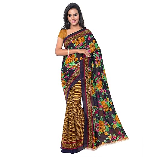 Anand Sarees Georgette with Blouse Piece Saree