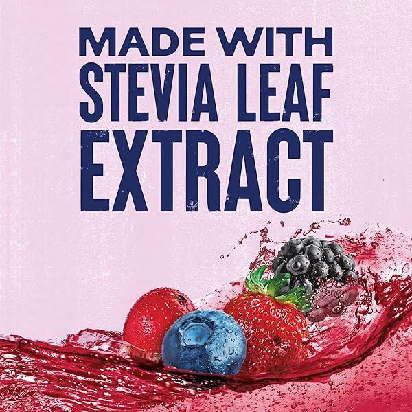 OCEAN SPRAY® ZERO SUGAR MIXED BERRY JUICE DRINK, CRANBERRY JUICE DRINK SWEETENED WITH STEVIA, 64 FL OZ BOTTLE