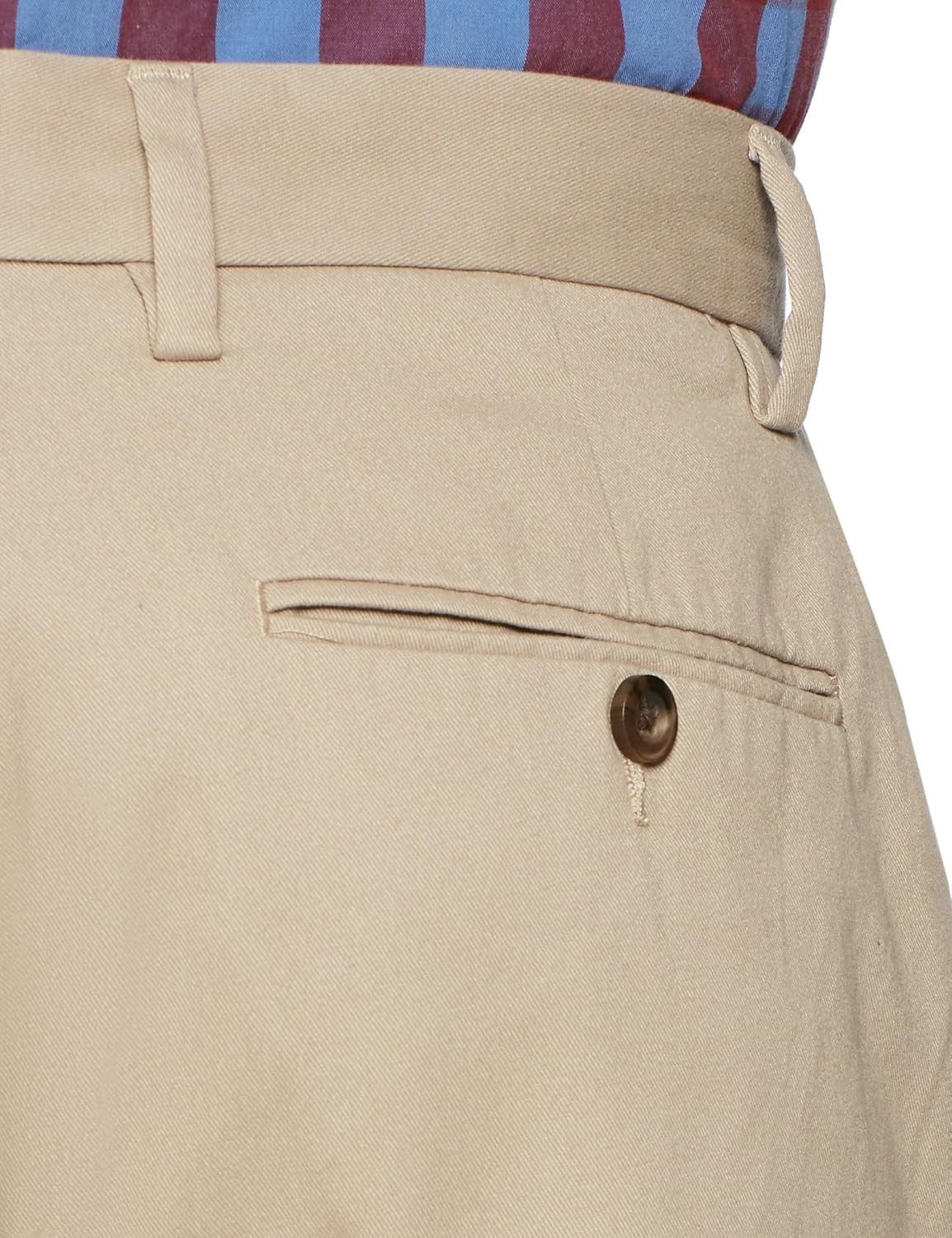  Essentials Men's Classic-fit Wrinkle-Resistant Flat-Front Chino Pant: Clothing