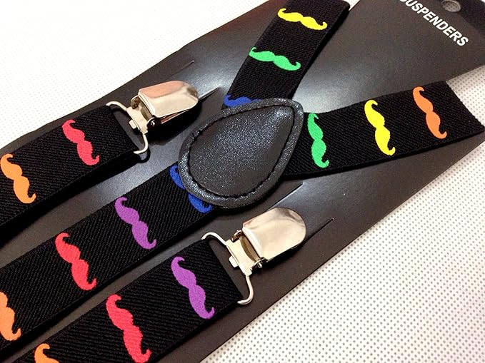Amazon Co Jp ひげマーク サスペンダー メンズ ファッション 幅広め2 5cm Ta 61 服 ファッション小物