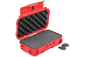 Seahorse 56 Portable Waterproof Hard Protective Micro Case with Accuform Foam - Mil Spec/USA Made / IP67 Waterproof/Lockable/Airtight/Smell Proof - for Hand Tools, Hobby Tools