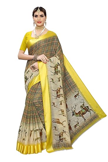 Women linen Sarees SDPL-SONAKSHI JUNGLE