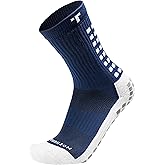 Trusox 3.0 Cushioned Grip Socks, Made in the USA, Non Slip Unisex Grippy Soccer Crew Socks with Grip for Football and Soccer