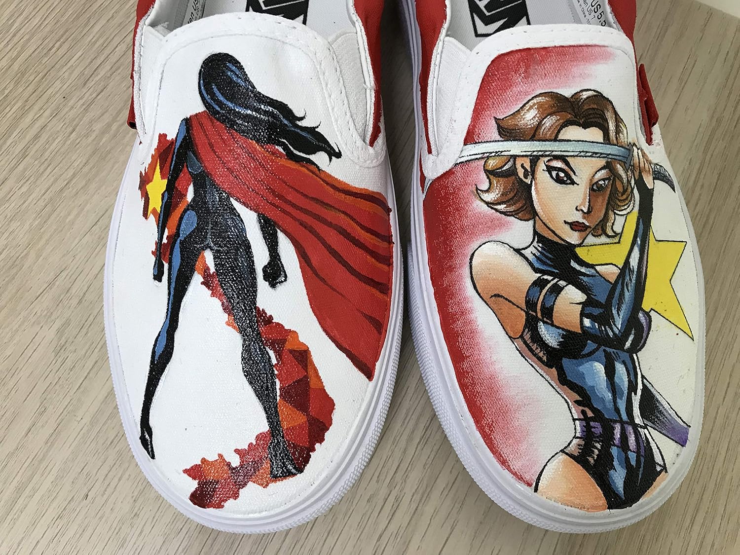 wonder woman shoes vans