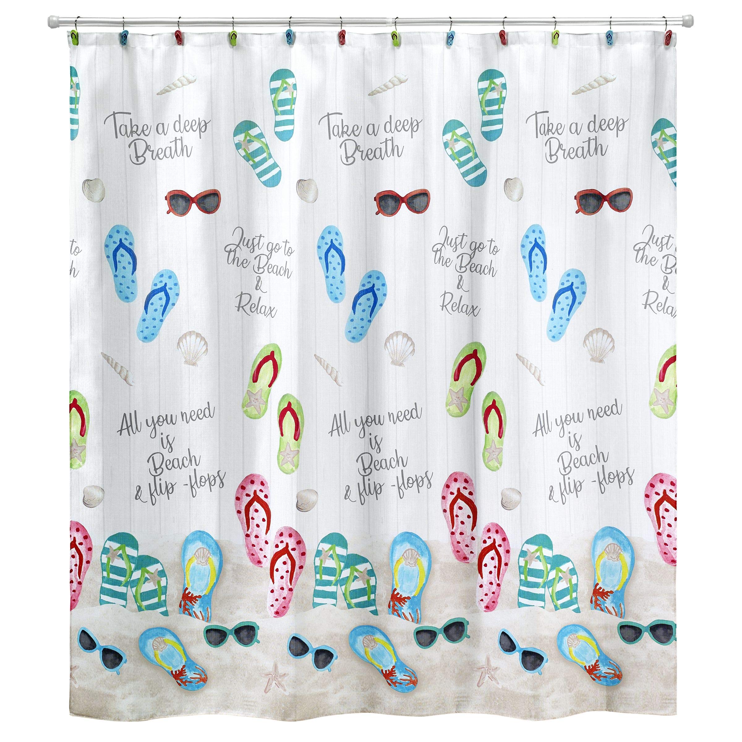 Avanti Linens - Shower Curtain, Beach Inspired Bathroom Decor (Beach Mode Collection) — image 1