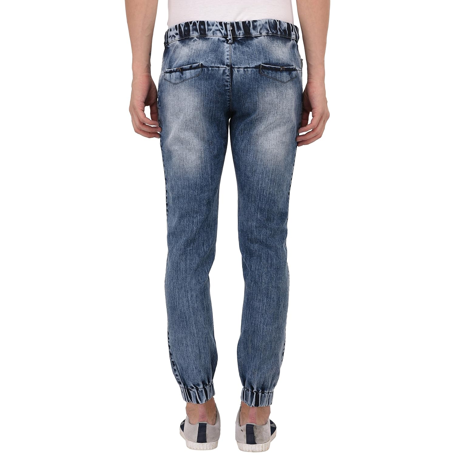 studio nexx men's light blue slim fit jogger jeans