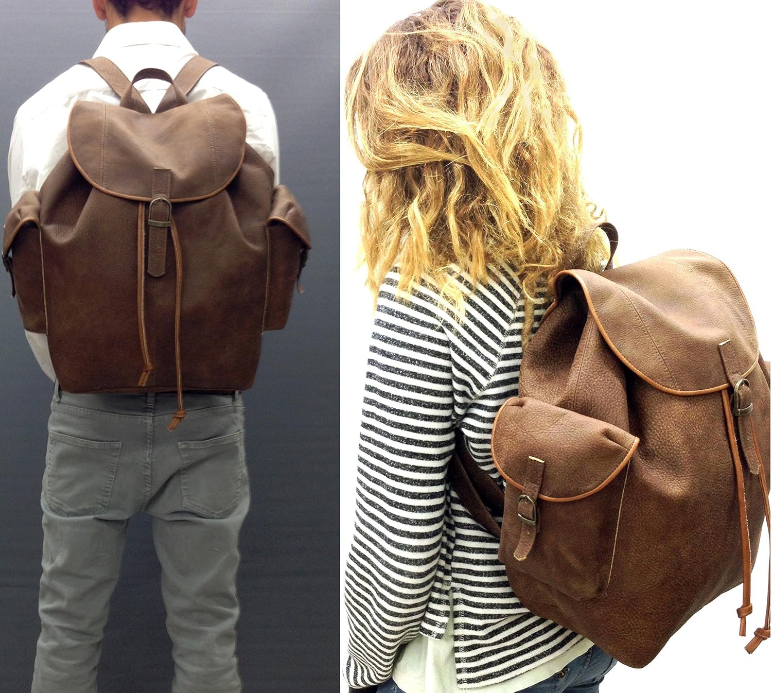 women's backpack with side pockets