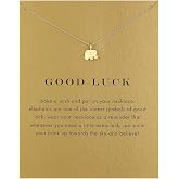 COLORFUL BLING Dainty Lucky Elephant Horseshoe Clavicle Chain Key Angel Wing Hexagram Star Pendant Necklace Friendship BFF Jewelry