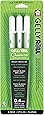 Sakura 37488 Gelly Roll Classic 08 (Medium Pt.) 3PK Pen, White