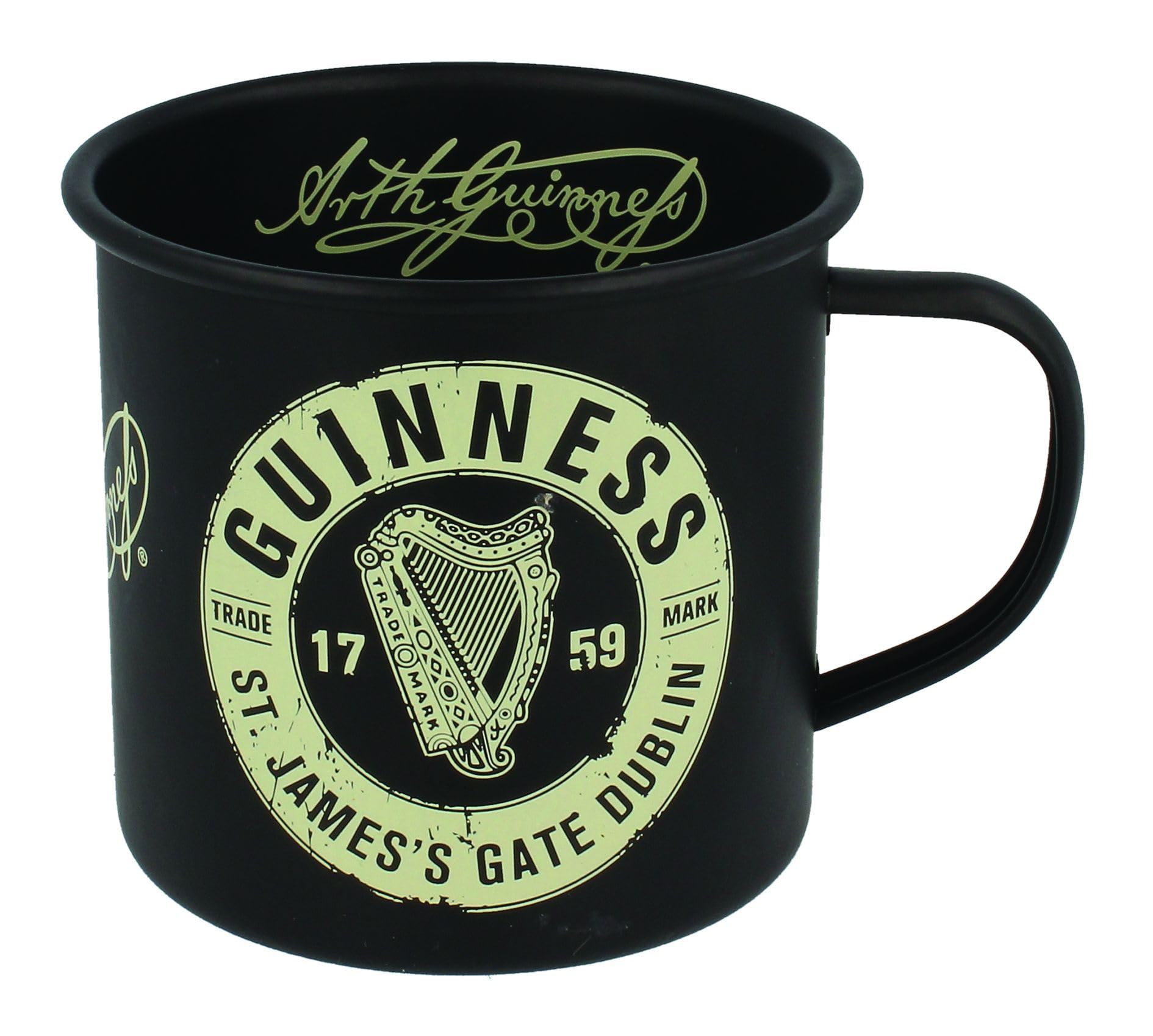 Shamrock Gift Company - Guinness - Black Label Enamel Mug