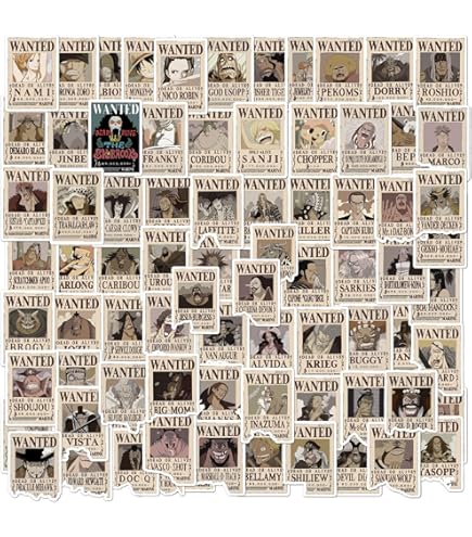 Man 公式写真 1 Amazon.com: Set of 100 Anime One Piece Wanted Poster Postcards