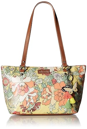 Sakroots Sakroots Artist Circle Small Satchel Sunlight Flower Power
