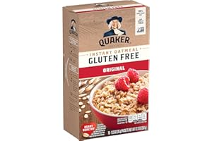 Quaker Instant Oatmeal, Gluten Free Original, Breakfast Cereal, 10 Packets