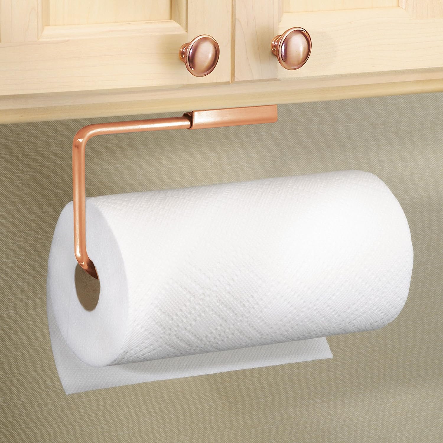Best over cabinet towel bar copper