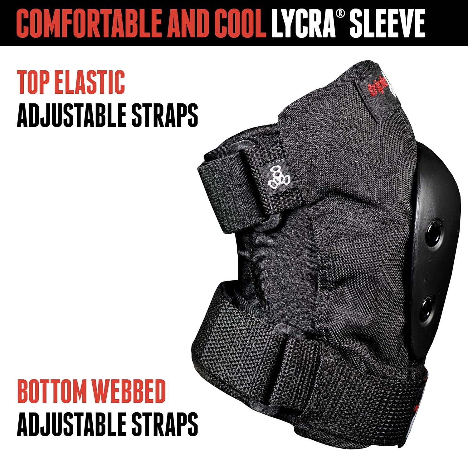 Triple Eight Park Skateboarding Pad Set with KP 22 Knee Pads and EP 55 Elbow Pads : Skate And Skateboarding Knee Pads : Sports & Outdoors