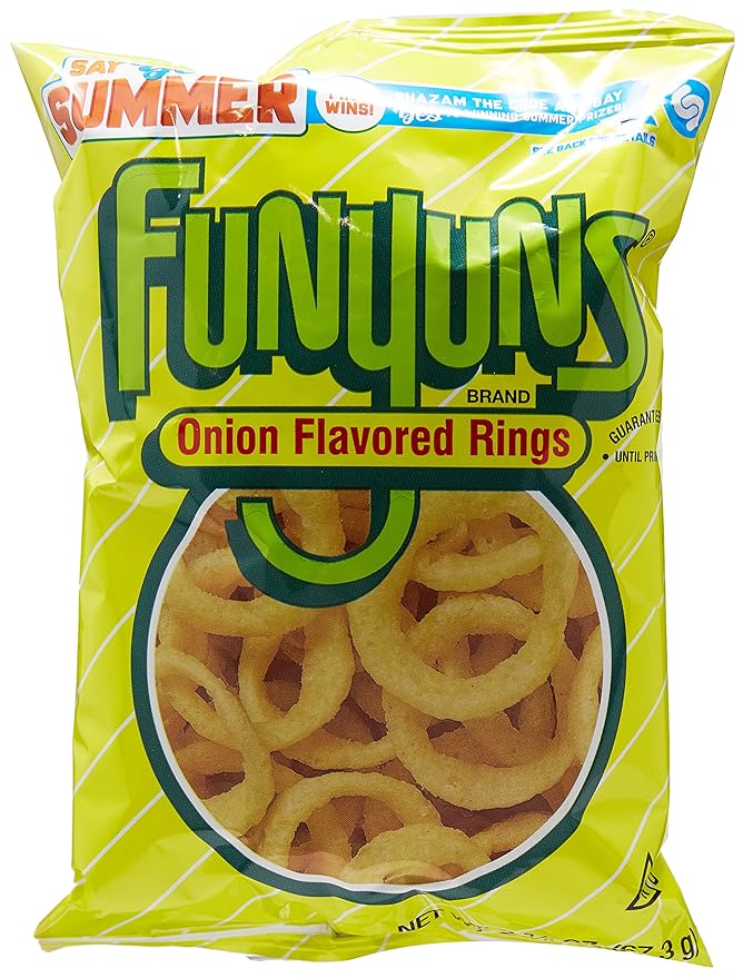 Funyuns Onion Flavored Snacks, 2.375 Ounce