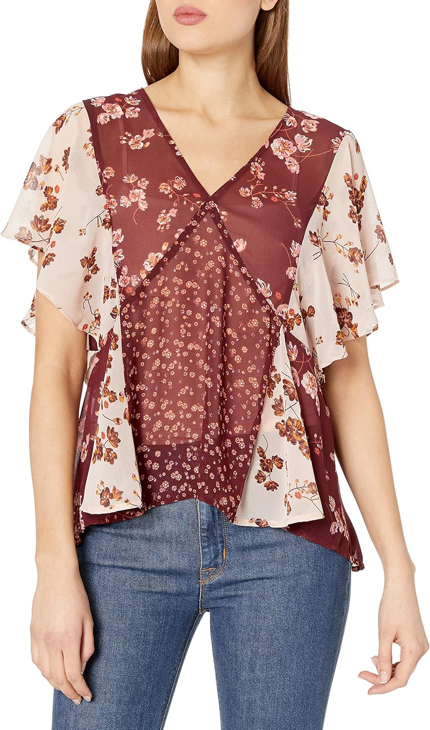 lucky brand floral top