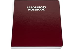 Scientific Notebook Company Flush Trimmed, Model #2001 Research Laboratory Notebook, 192 Pages, Smyth Sewn, 9.25 X 11.25, 4x4 Grid (Burgundy Cover)