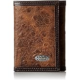 Nocona Men's Brown Ostrich Trifold