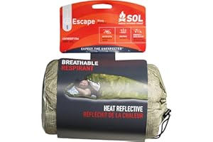 S.O.L. Survive Outdoors Longer 70 Percent Heat Reflective Escape Bivvy, OD Green