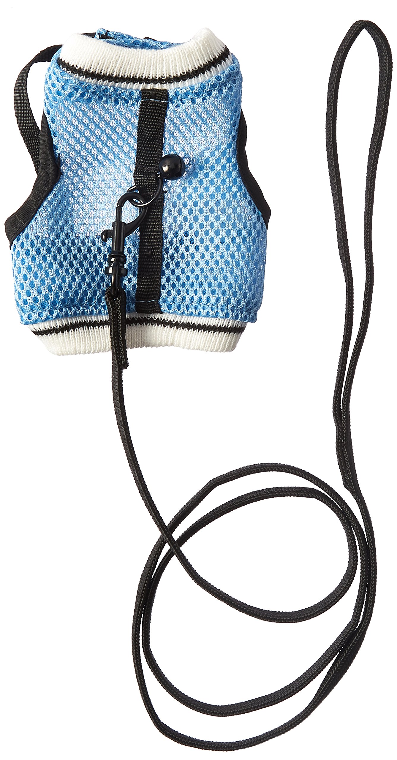 Ware Manufacturing Nylon Walk-N-Vest Pet Harness and Leash for Small Pets, Medium - Colors May Vary