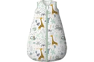 Yoofoss Gigoteuse pour bébé de 18 à 24 mois, TOG 2,5 avec fermeture éclair bidirectionnelle, tissu 100 % coton bio, chaud, do