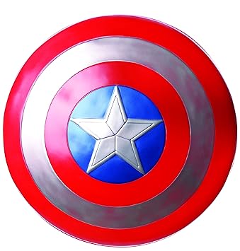 Rubie's Offizielles Marvel Avengers 61 cm Captain America Schild Erwachsene – Einheitsgröße Kostüm Zubehör