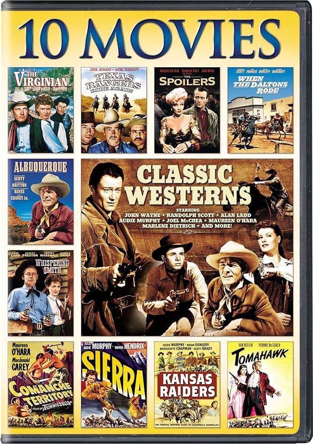 Classic Westerns 10 Movie Collection Amazon.ca DVD