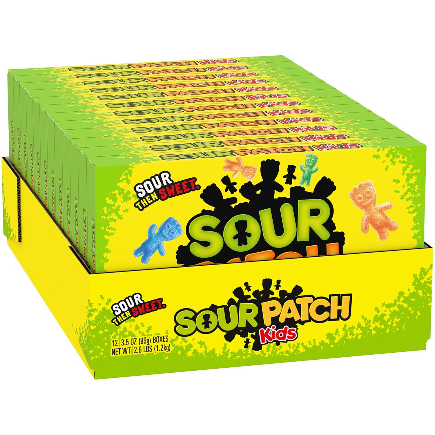 SOUR PATCH KIDS Original Soft & Chewy Candy, 12 - 3.5 oz Boxes : Gummy Candy : Grocery & Gourmet Food