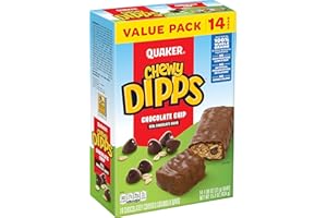 Quaker Chewy Dipps Granola Bars Chocolate Chip, 1.09 oz, 14 Ct