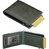 furid Card Wallet For Men Slim: Smart Rfid Minimalist Front Pocket Pop Up Wallet with ID Window - Stocking Stuffers Gifts Boxed for Husband Father at Birthday Anniversary