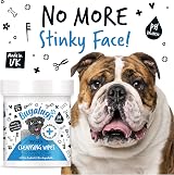 BUGALUGS Wrinkle Care Wipes 100 Count - Biodegradable Dog Wipes view 2