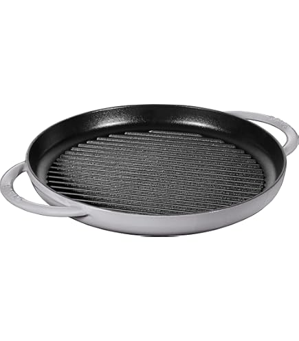 Amazon.com: Staub 40510-309 Pure Grill Round Cherry, 10.2 inches