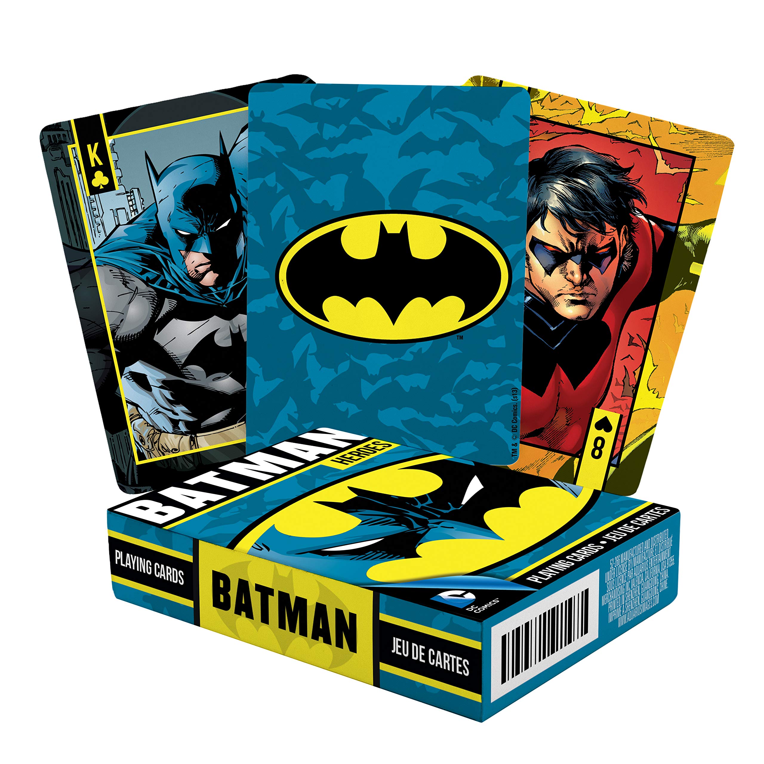 AQUARIUS DC Comics Playing Cards Batman Heroes