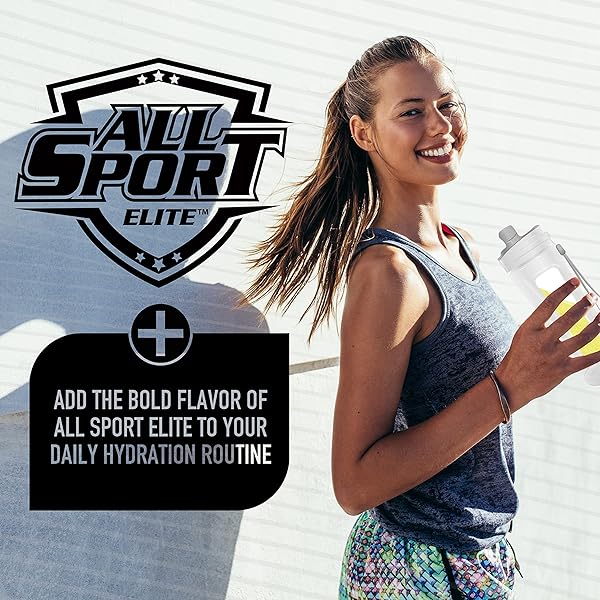 ALL SPORT ELITE – ELECTROLYTE HYDRATION PERFORMANCE – LEMON TWIST – SINGLES TO GO POWDER PACKETS (10 STICKS)
